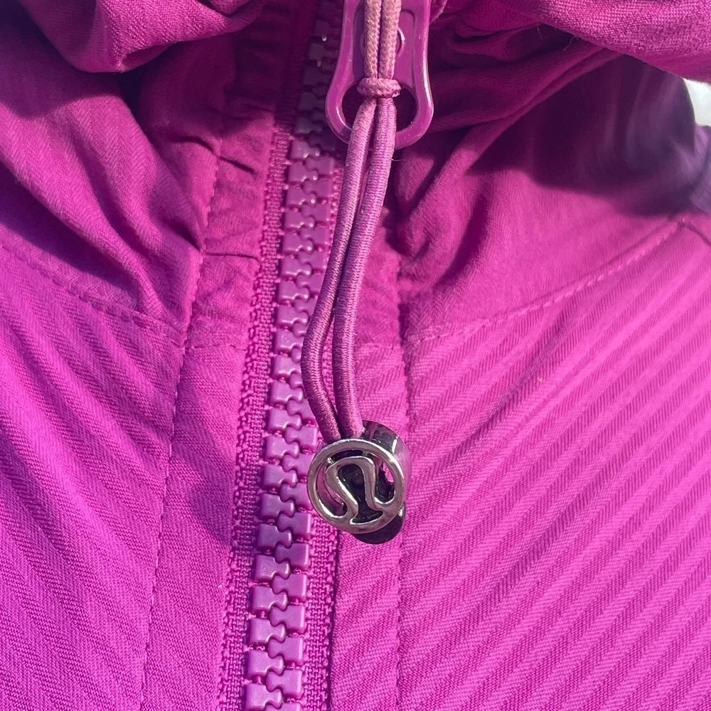 LULULEMON In Flux Jacket Regal Plum Reversible Hoodie